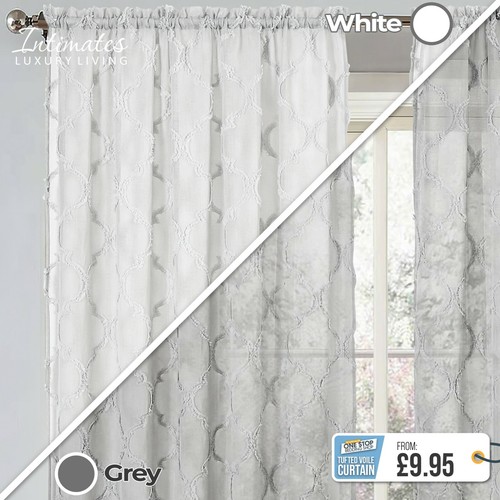 Luxury tufted lace sheer - luxury,