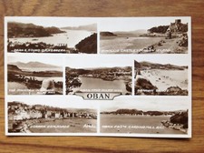 Vintage postcard oban - vintage,