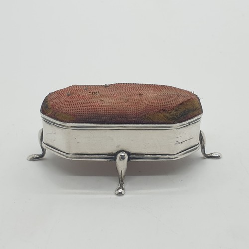 Sterling silver pin cushion - sterling,