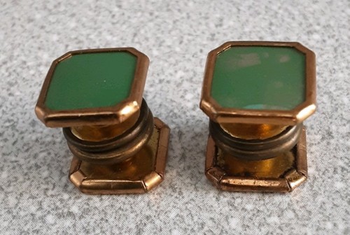 Vintage gold plated cufflinks - vintage,