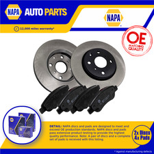 2x Vented Brake Discs and Pads