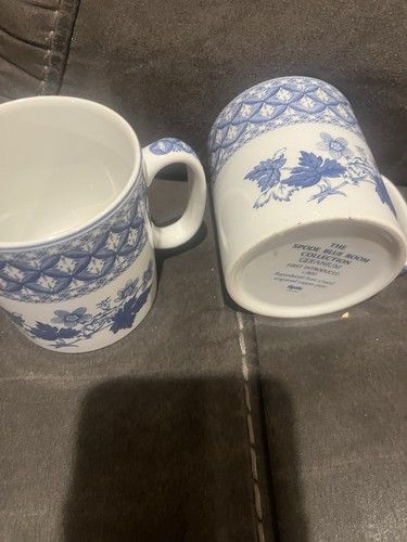 Pair spode blue - pair,