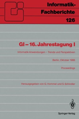 Hommel 16 jahrestagung i - hommel, gi-16.jahrestagung