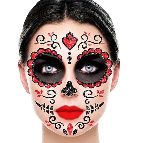 Halloween adhesive face - halloween,