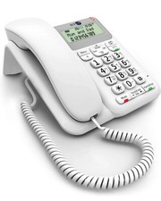 BT Decor 2200 Corded Telephone White With Loud Speaker Caller Id Easy To Use