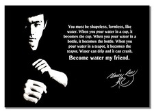 Bruce Lee Water Quote Hong