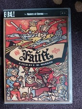 FAUST (1926) / 2-Disc DVD Region 2 / Eureka Masters of Cinema / with booklet