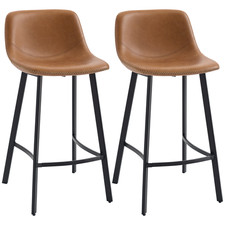 HOMCOM Bar Stools Set of 2