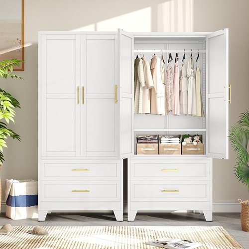 Metal wardrobe with - 71, ''h
