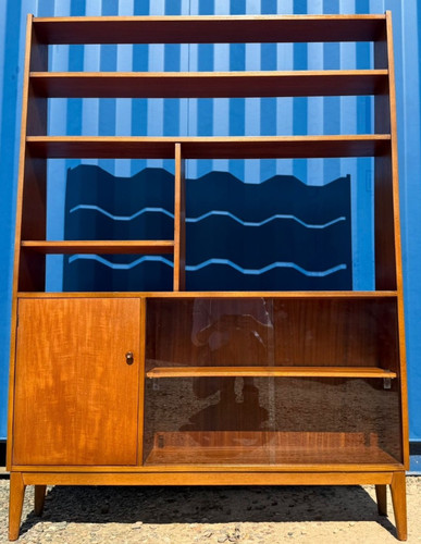 Teak tall sideboard - tall,