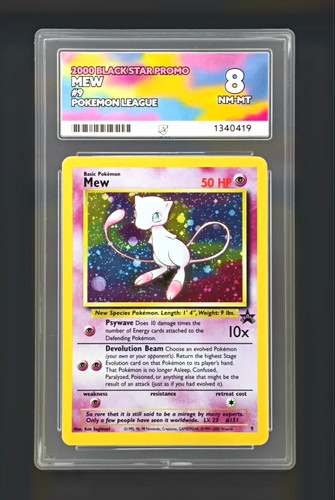 Pokémon tcg mew 2000 black - 2000,