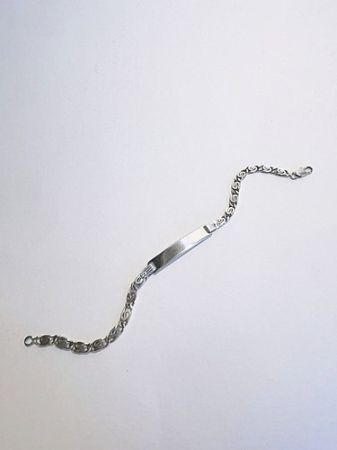 Solid 18ct white - , gold