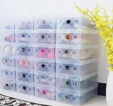 20X Clear Plastic Shoe Storage