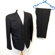 VINTAGE CK COLLECTION MENS SUIT Three Piece Pinstripe Size Large