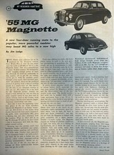 1954 Road Test MG Magnette