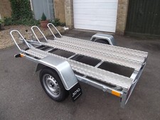 NEW 3 MOTO BIKE Motorbike Trailer Motocross Scooter + ramp