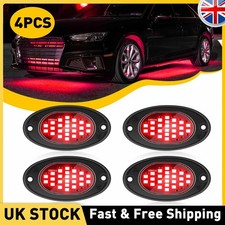 4 Pod Red LED Rock Lights