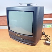 Panasonic CRT TV Model TC 14S2R Vintage Retro Gaming TV Colour NO REMOTE 