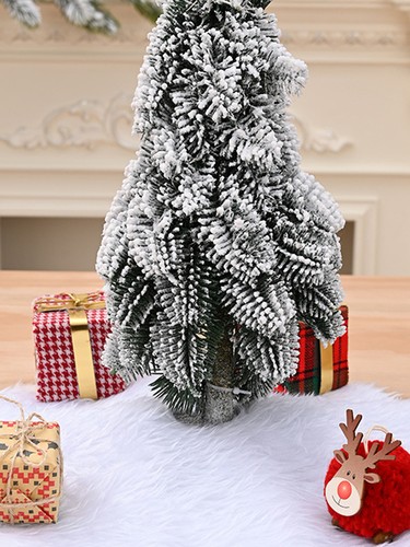 Mini white fuzzy christmas - mini,