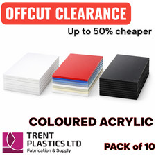 Coloured Acrylic Sheet A4 A3