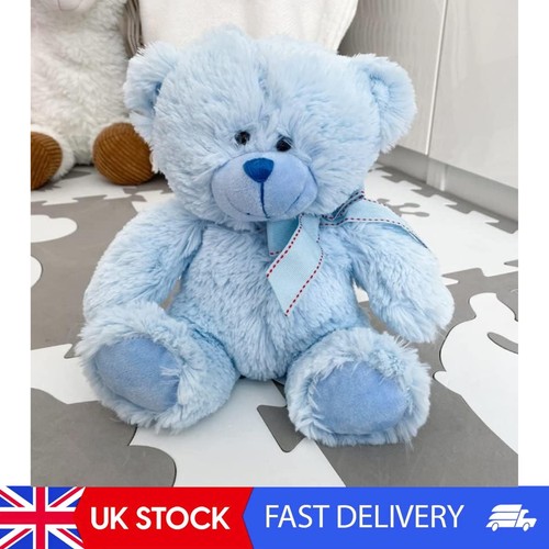 Blue teddy bear with - 11",