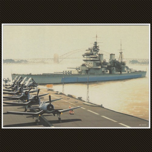 Hms anson battleship sydney - hms,