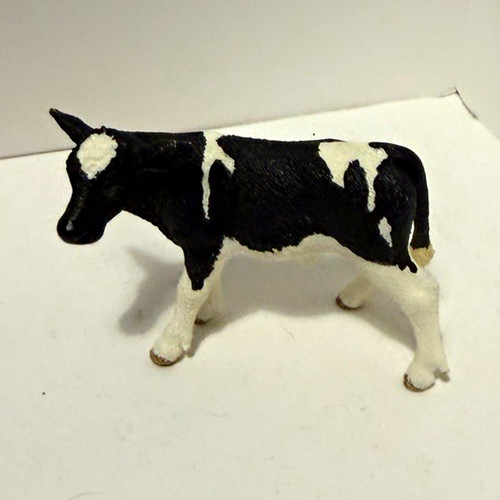 Schleich black white - black, cow