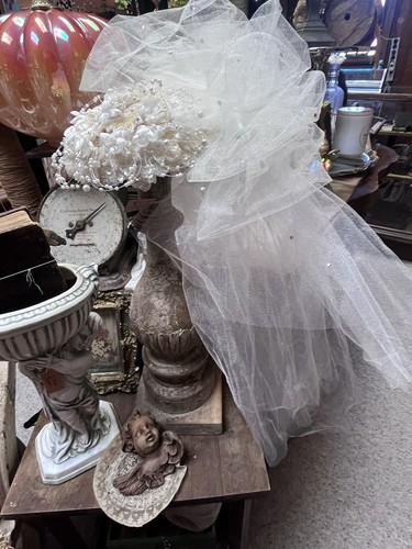 Antique vintage bridal veil - vintage,