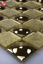 Glass mosaic stainless steel
