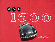 MG MGA 1600 UK market sales brochure 1959