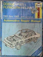HAYNES MANUAL DODGE ARIES