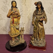Pair Vintage Native American