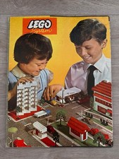 Vintage LEGO System Thick Cardboard Play Mat – Rare Collectible (1960s/1970s)