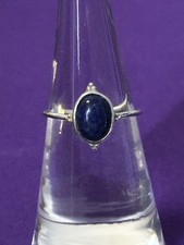 925 Sterling Silver Ring Lapis