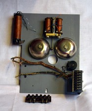 GPO TELEPHONE REPRODUCTION BELL SET No 33 NOT COMPLETE