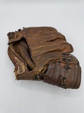 WILSON~ Leather Baseball Glove Jim Busby Mitt Vintage 1940s