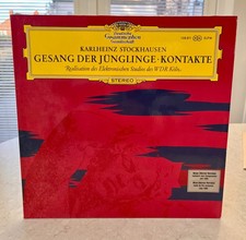 KARLHEINZ STOCKHAUSEN-SONG OF THE YOUTHS/CONTACT-DE TULIPS 1968 VINYL LP 