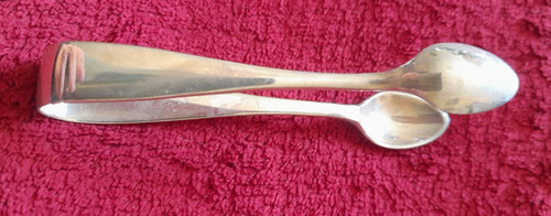 Antique silver plated sugar - silver,