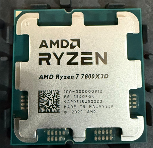 Amd ryzen 7800x3d processor - amd, 7
