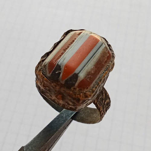 Ring bronze roman antique - bronze,