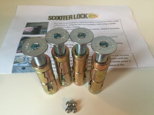 Rawl bolts security - 4x,
