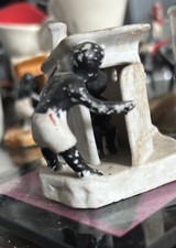 Vintage Occupied Japan Out House Figurine Outhouse NEXT  Just Over 2 Inch High