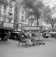 Lorry drivers from Geneva on