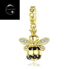 Gold Honey Bee Insect Charm