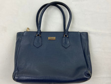 Osprey leather bag women's blue handbag W12" H10" D4"