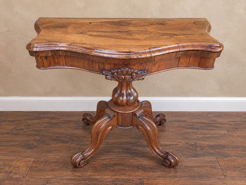 Victorian revival walnut fold - revival,
