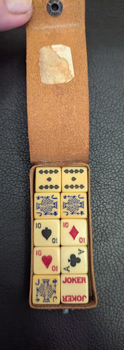 Antique rumpp bakelite poker - bakelite,