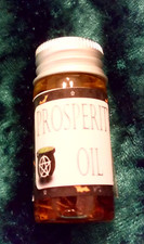 Prosperity Oil, Witchcraft, Occult, Voodoo, Hoodoo, Pagan, Wicca, Magic, Candle 