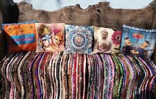 Funky Colourful Indian Style Cushion Covers, Om, Mandala, Elephant, Buddha 