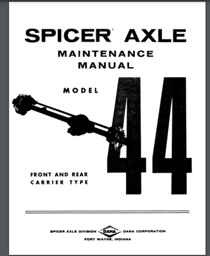 Dana spicer axle front - 44,